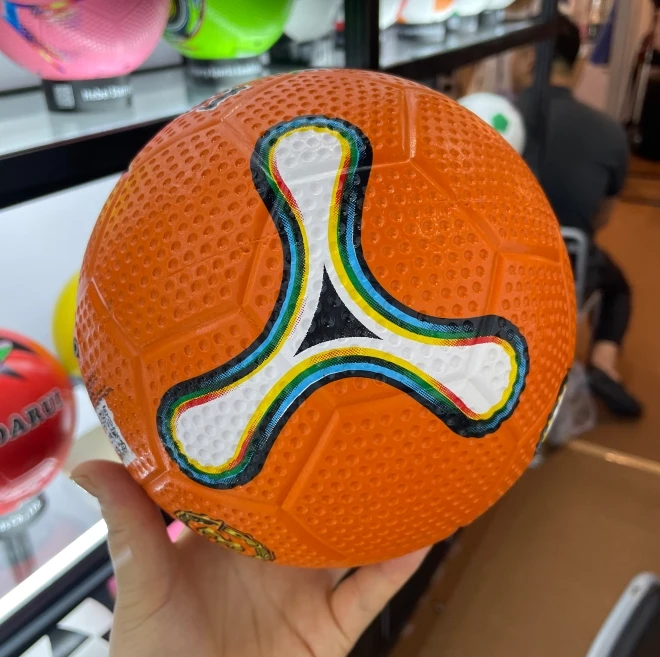 Official Size 5 Weight 400 450G Customized Printing Rubber Soccer Ball For Indoor And Outdoor Sports